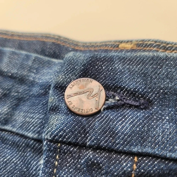 Citizens of Humanity Novak #358 Stretch Dark Wash Denim Jean Pencil Skirt Sz 26 - Picture 10 of 11